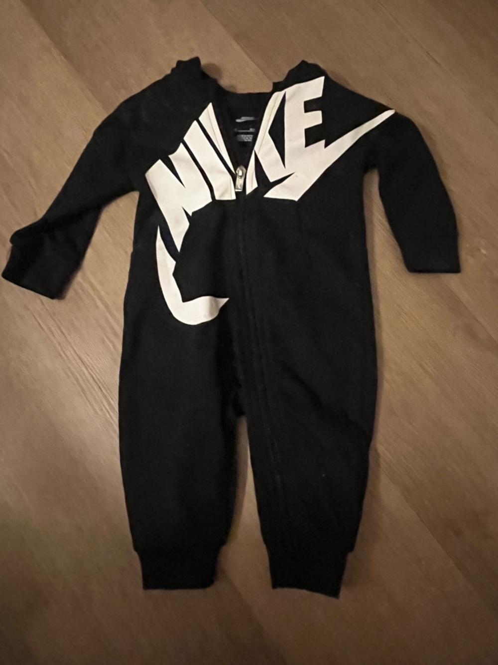 Nike Black and White Baby One-Piece Bodysuit